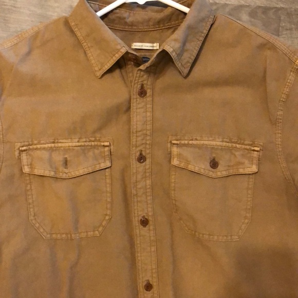 Beige safari button up, old navy - Picture 3 of 3